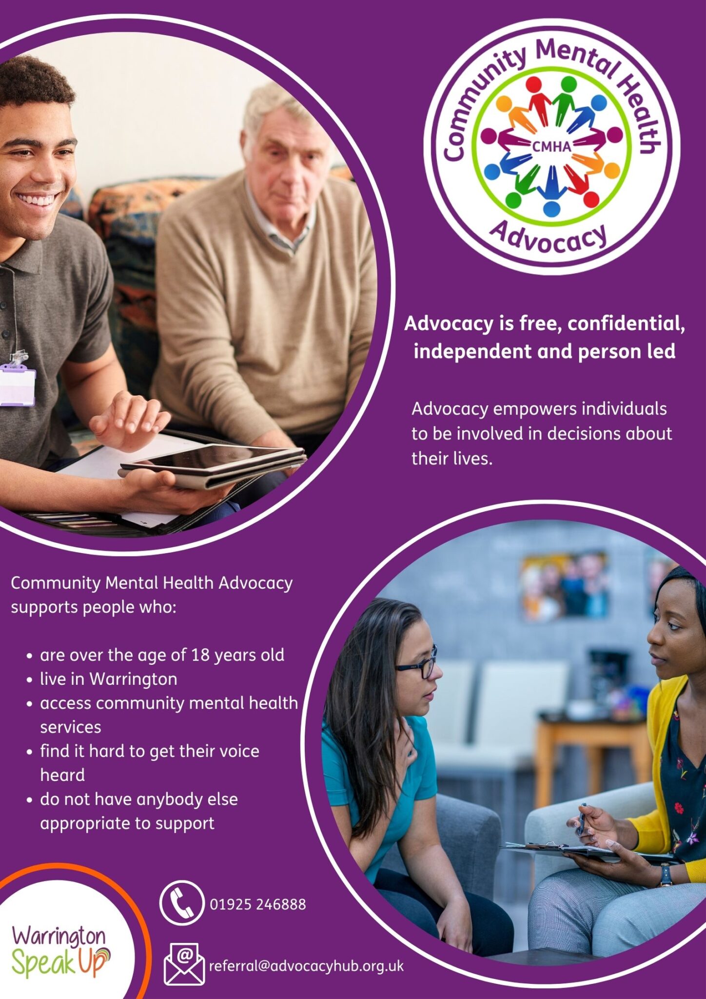 Mental Health Warrington Speak Up